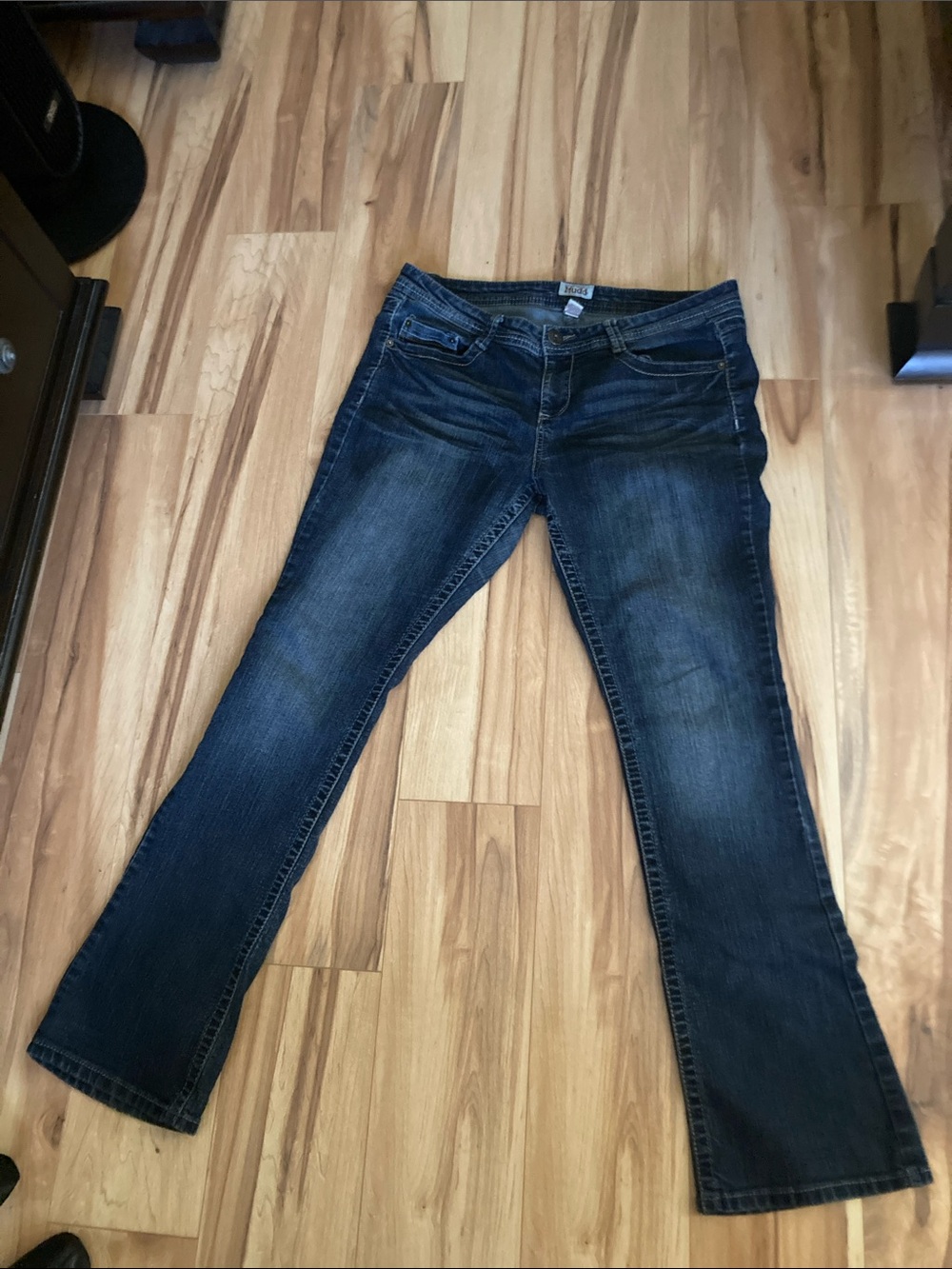 Mudd Dark Wash Bootcut Jeans - Blue